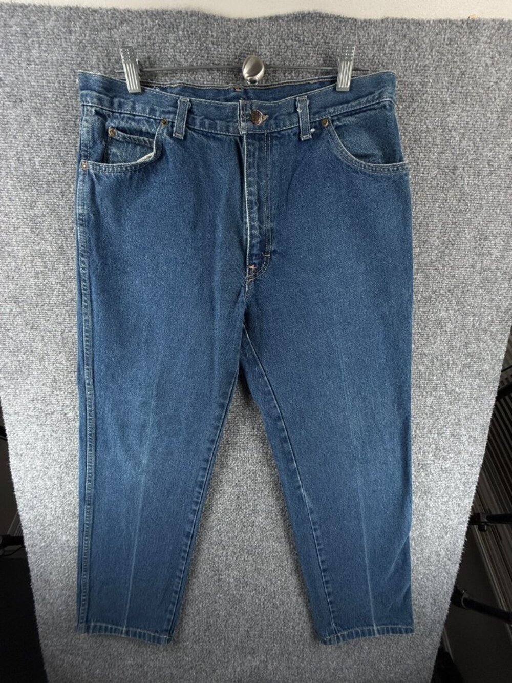 VTG Clavin Klein Blue Denim Jeans 36 USA Made Cotton 90s Union ACTL 32X29
